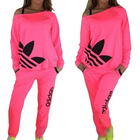 adidas jogginganzug damen neon pink|adidas running shoes pink.